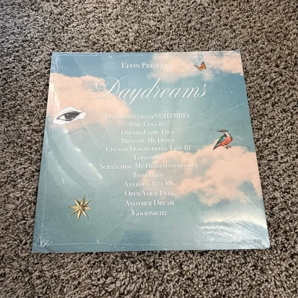 Effin Daydreams Blue Marble Vinyl NEW Sealed - Picture 6 of 6